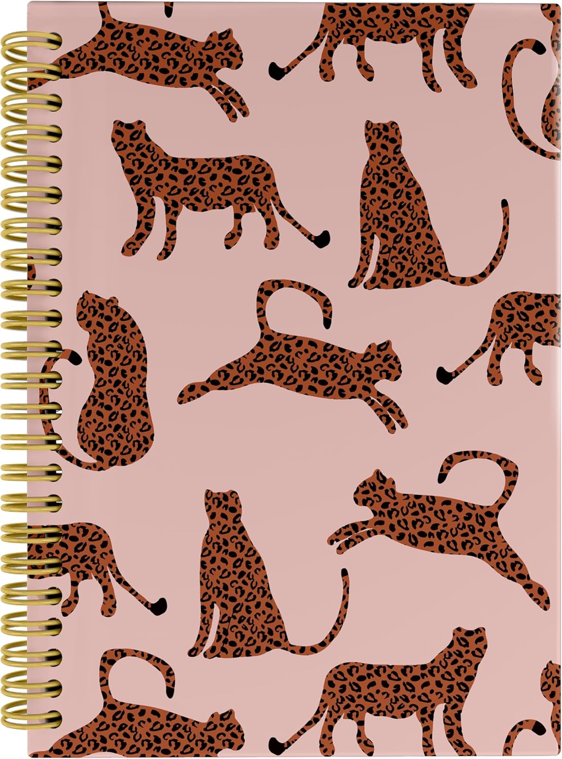 Knibeo Pink Leopard Spiral Notebook - Stylish Gifting Essential!