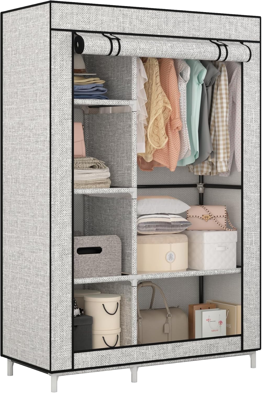 Calmootey Portable Closet Organizers for Efficient Clothing Storage