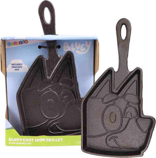 Bluey Cast Iron Pancake Skillet - Cartoon Breakfast Fun!