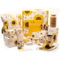 Sunshine in a Box Sunflower Gift Basket for Women - Curated 15pc
