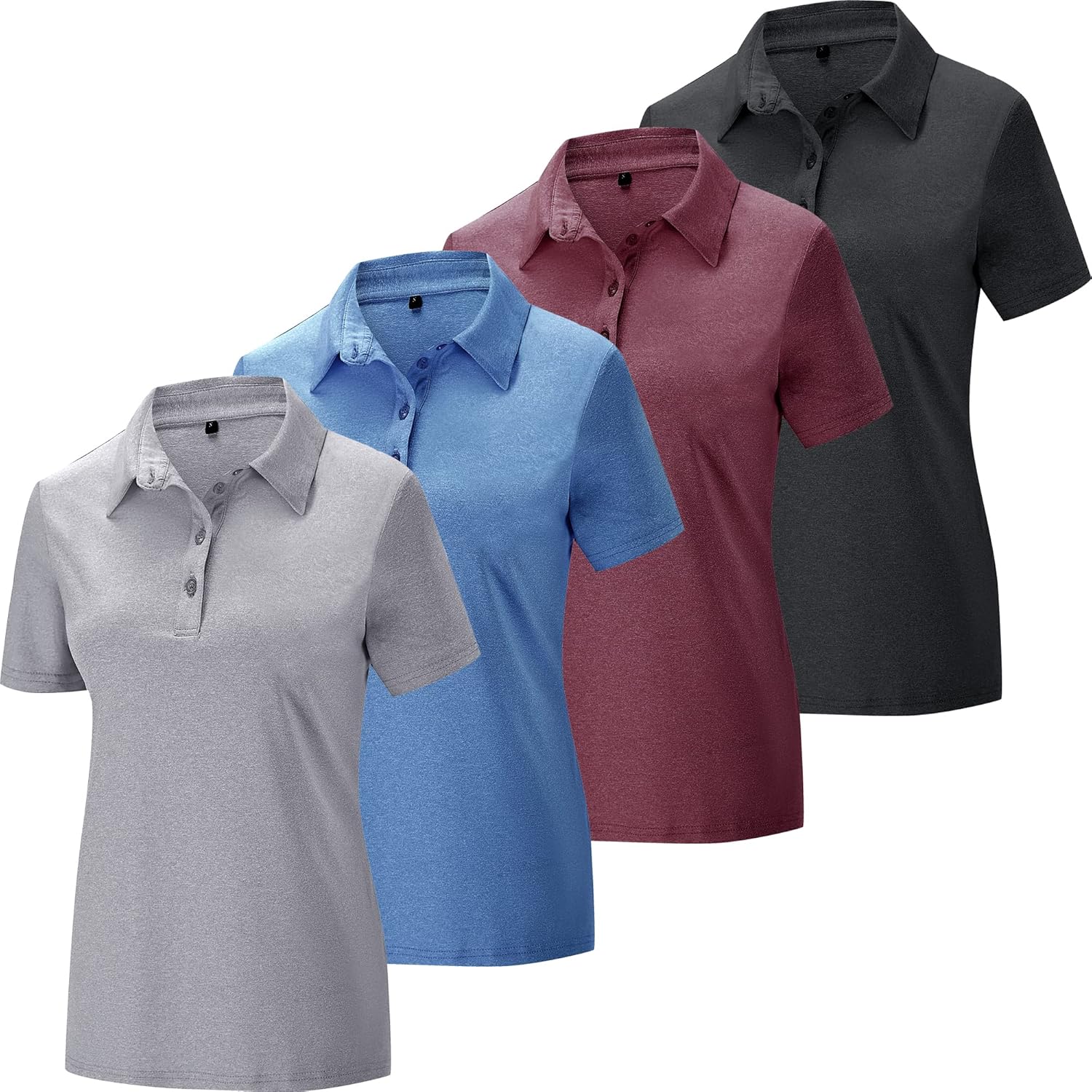 Women's Polo Shirts Lightweight Quick Dry Athletic Golf Shirts