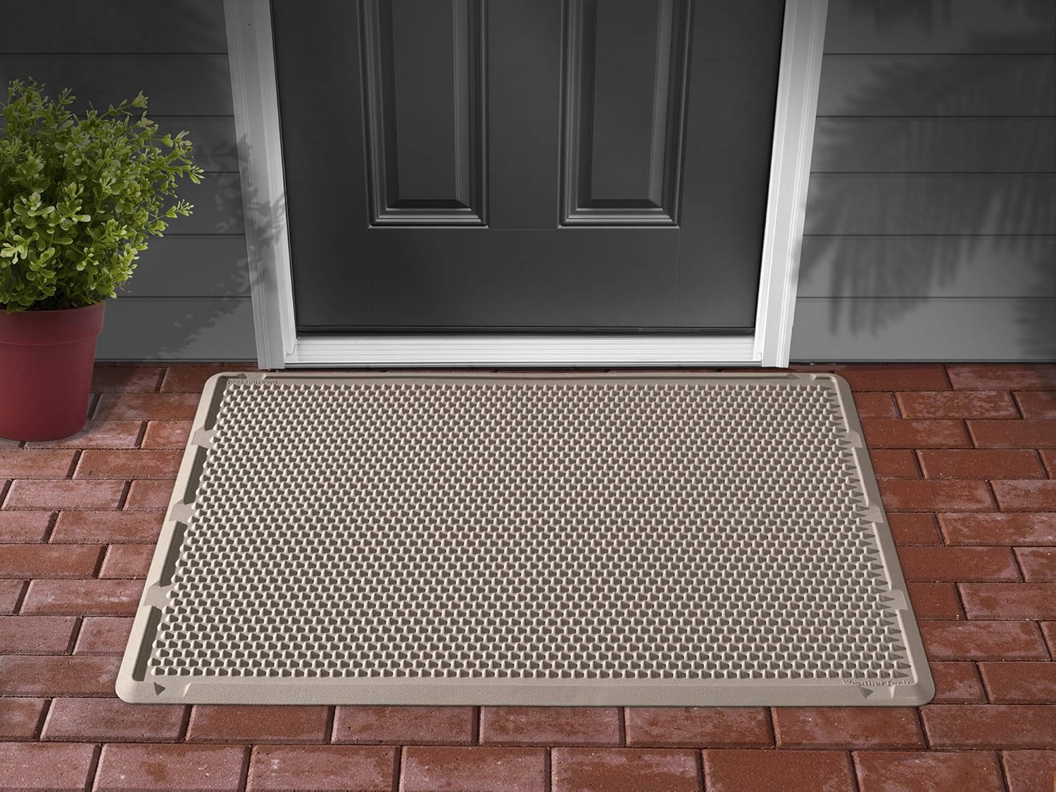WeatherTech Outdoor Mat-Tan: Durable 30x48 Inch Floor Protection