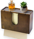 C Fold Paper Towel Dispenser Bamboo Holder - Modern Farmhouse