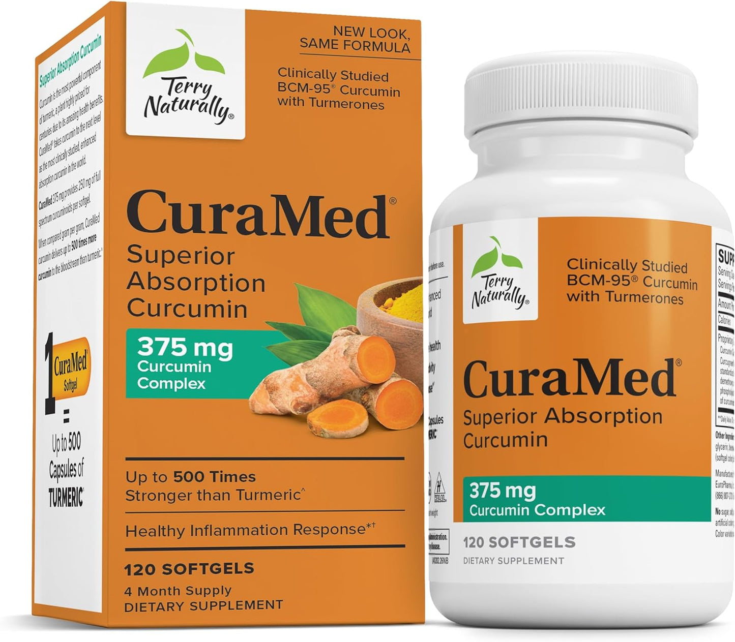 CuraMed 375mg Antioxidant Supplement for Brain & Immune Health