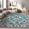 Area Rug 6x9 Washable Vintage Soft Boho Non-Slip Carpet