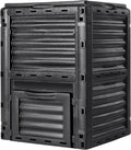 Garden Compost Bin 80 Gallon BPA Free Composter - Fast Fertile Soil