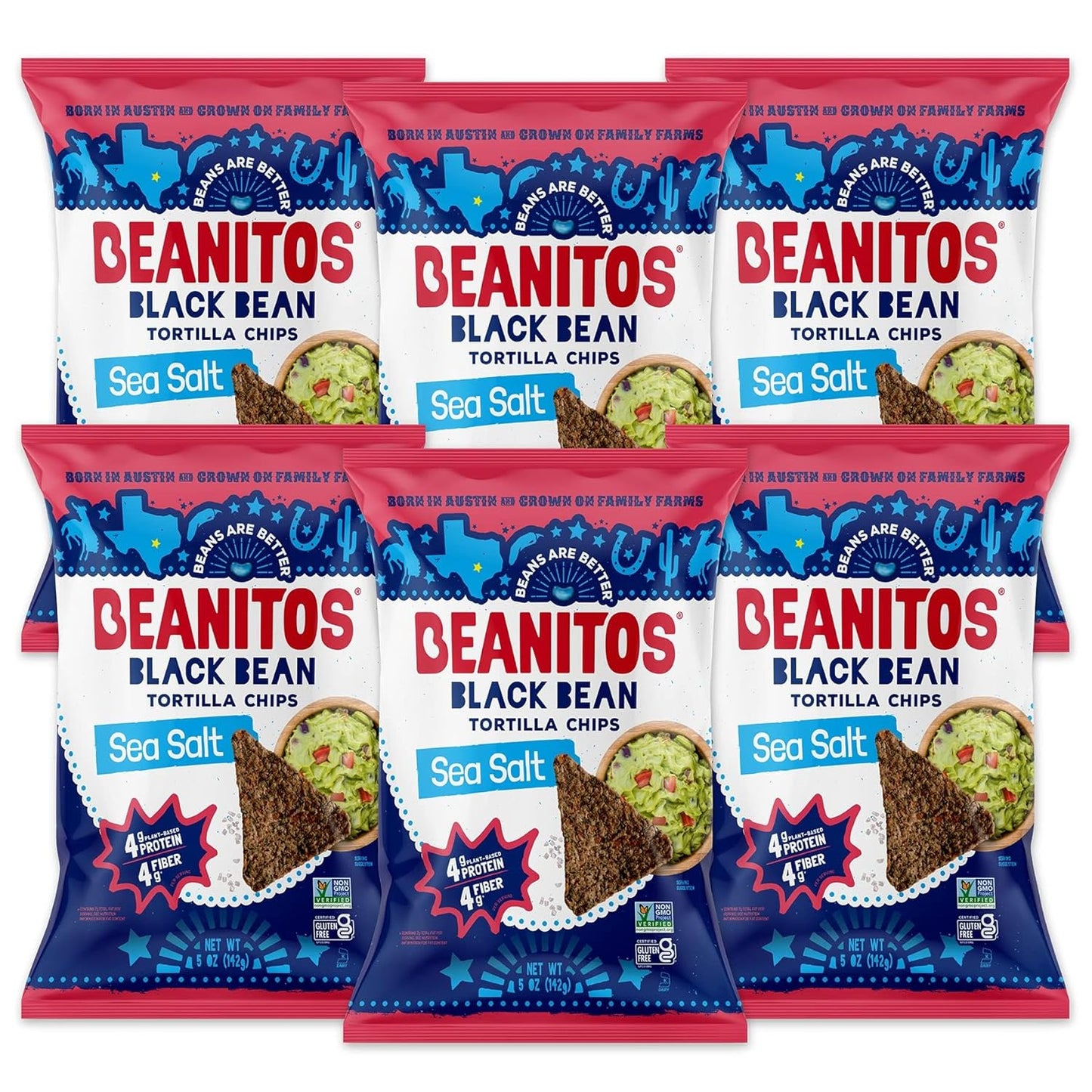 Beanitos Black Bean Chips - Original Sea Salt - Crunchy Snack