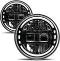 7 in LED Headlights Round JK 1200% Bright - Plug & Play Upgrade