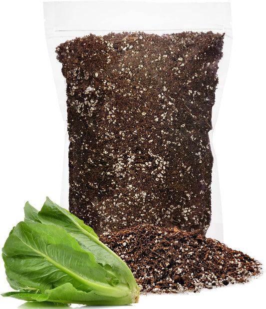 GARDENERA Premium Organic Potting Soil for Healthy Lettuce Growth