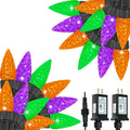 C6 Halloween String Lights 2 Pack - 200 LED, 66 ft Connectable