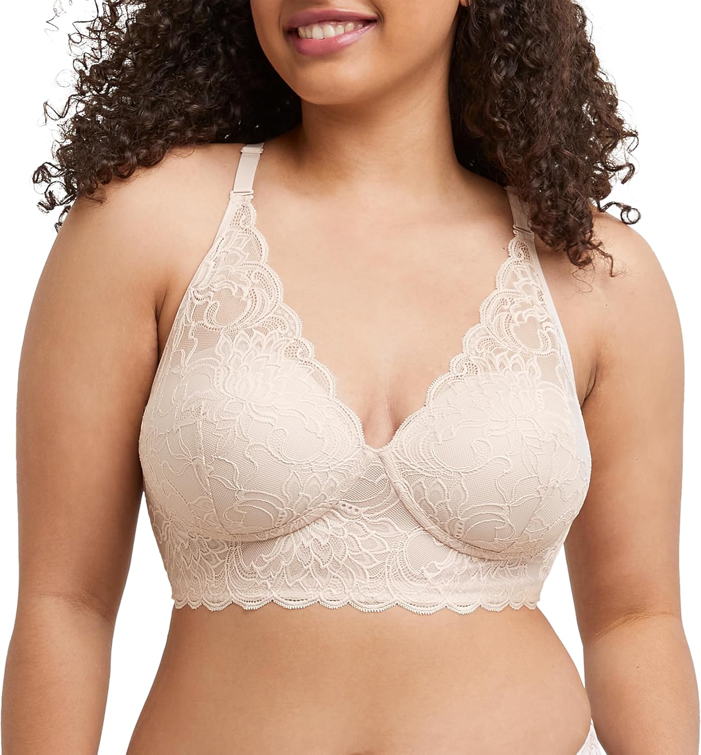 Maidenform Women's Lace Bralette - Stylish Longline Support