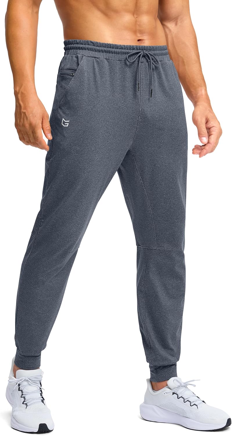 G Gradual Men's Fleece Lined Athletic Pants for Winter Warmth