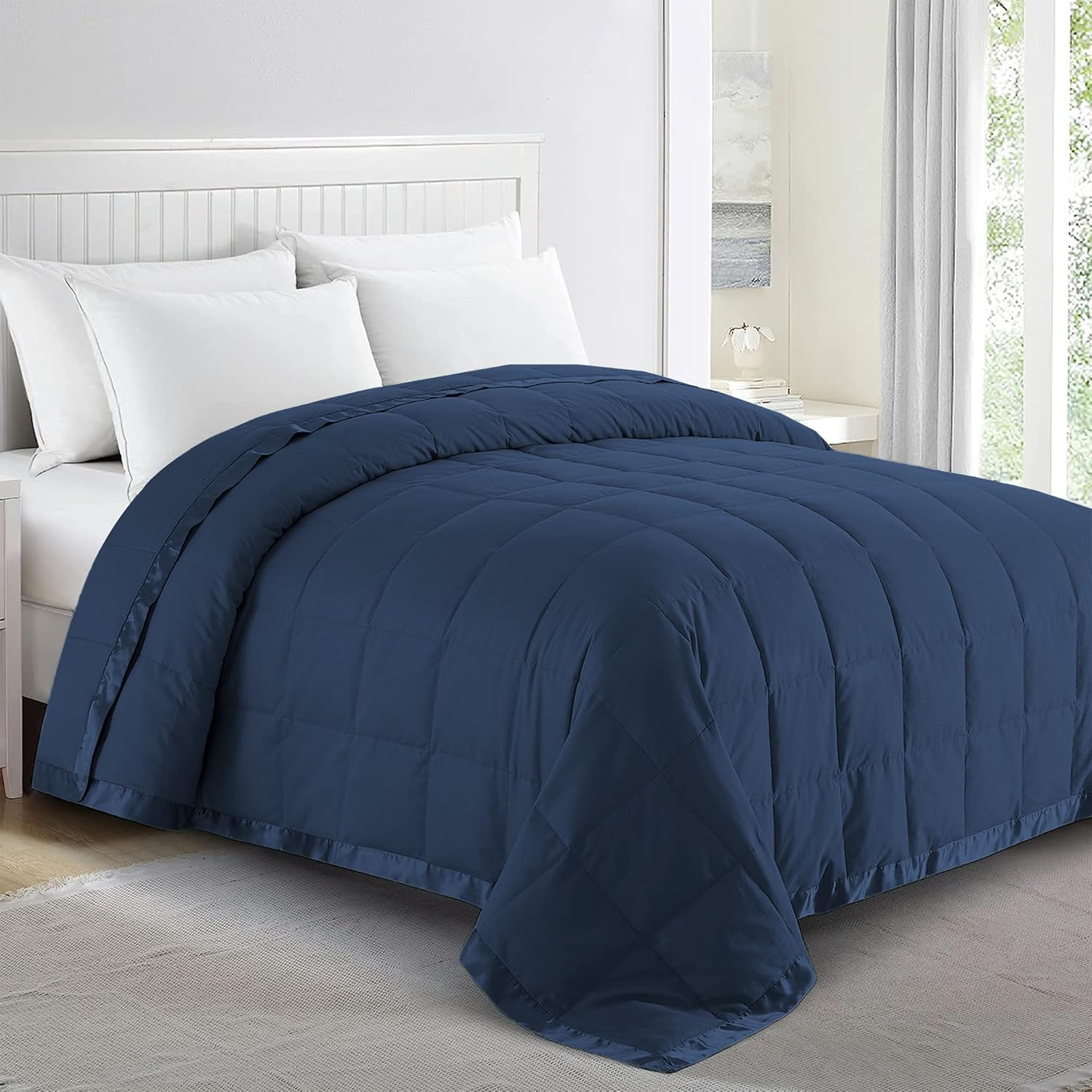 Soft Lightweight Down Blanket King Size for All Seasons Comfort