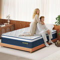 inight King Size 14 in Hybrid Mattress - Zoned Support & Cooling