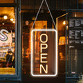 16in x 9in Ultra Bright Neon Open Sign for Business - LED Open Sign