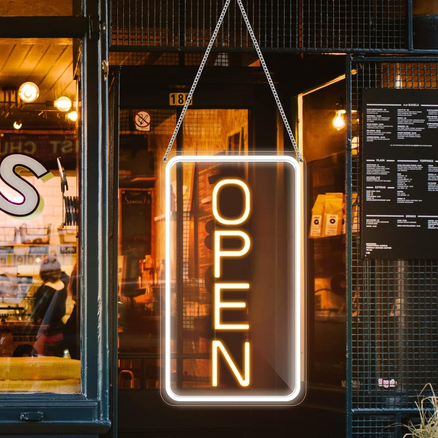16x9 Ultra Bright Neon Open Sign for Business - LED Light Up Sign