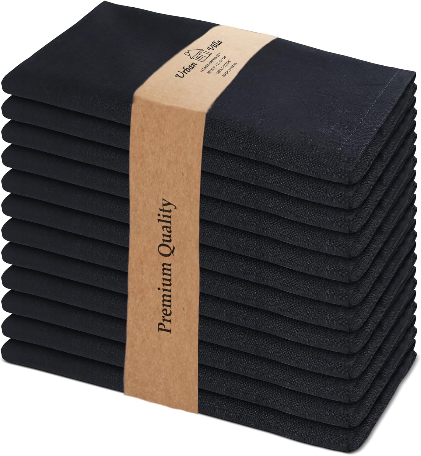 Cloth Napkins for Halloween Dinner Events Soft Cotton 20ftx20ft