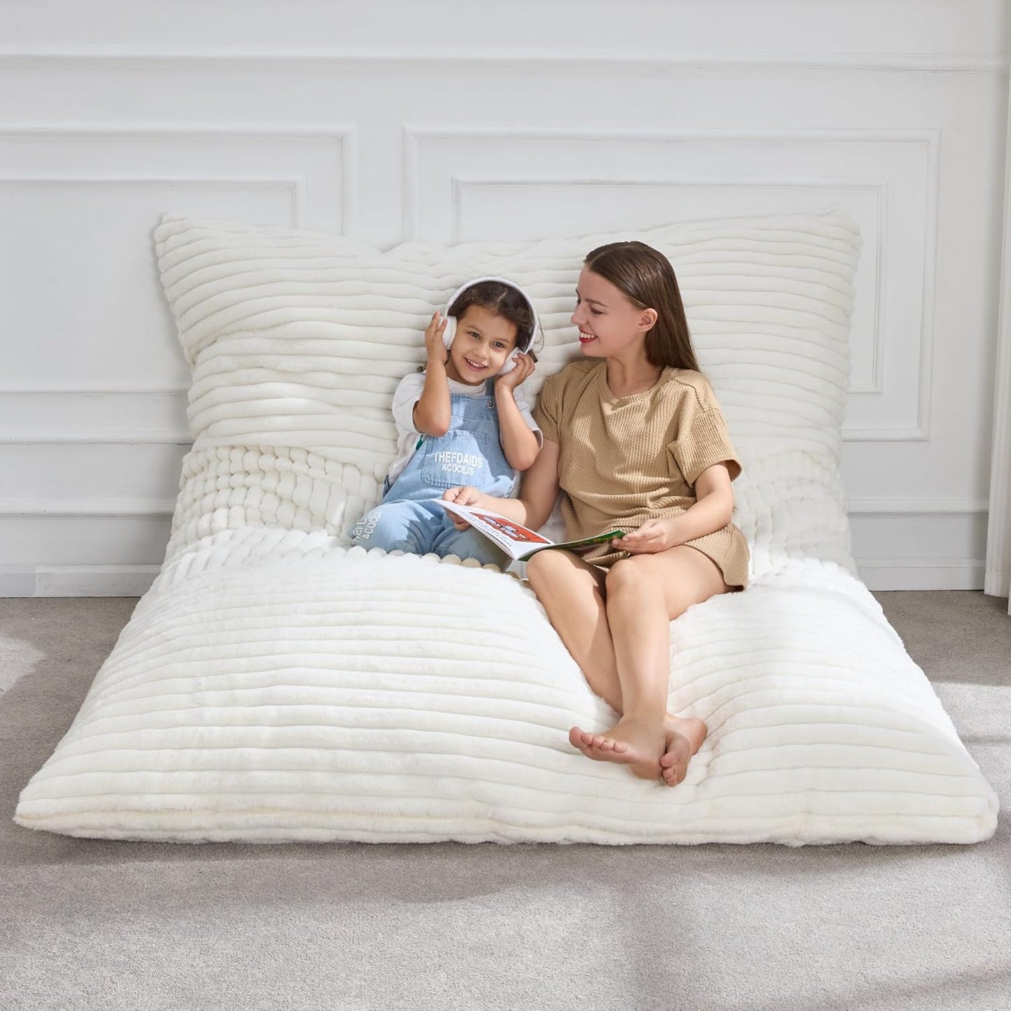 Convertible Giant Bean Bag - Machine Washable Cover!
