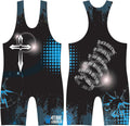 sublimated wrestling singlet - durable lycra fit and color retention