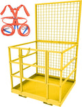 Forklift Safety Cage 43in x 45in - 1400 lb Capacity Work Platform