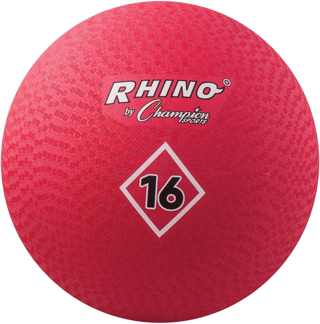Champion Sports Playground Ball - Durable High-Bounce Red Ball