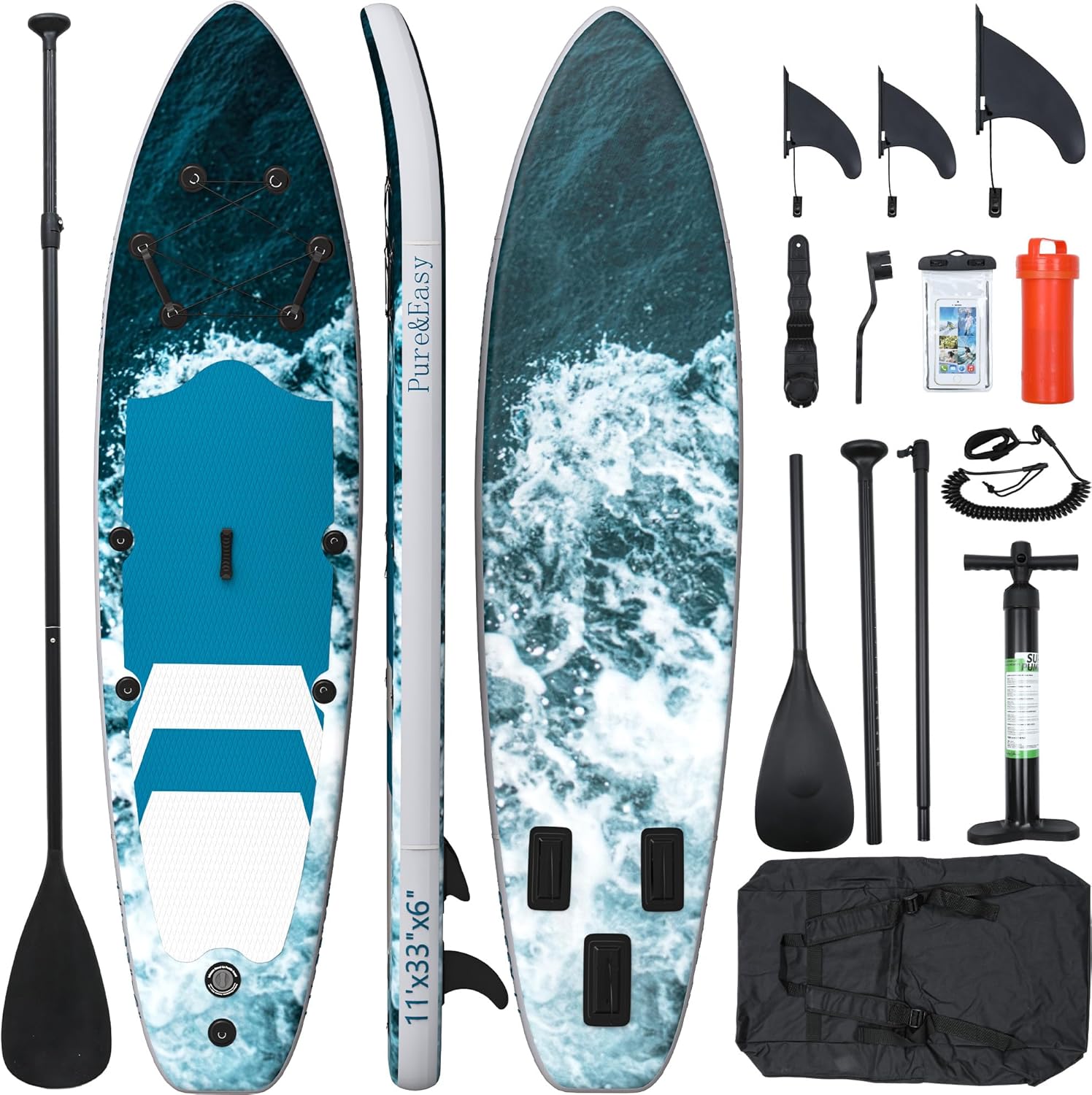 YITAHOME 11 FT Inflatable Stand Up Paddle Board for All Skills