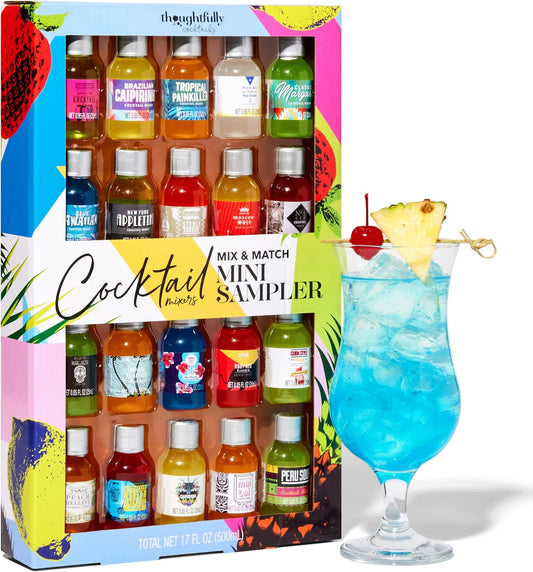 Vegan Mini Cocktail Mixers, 20 Tropical & Classic Flavors