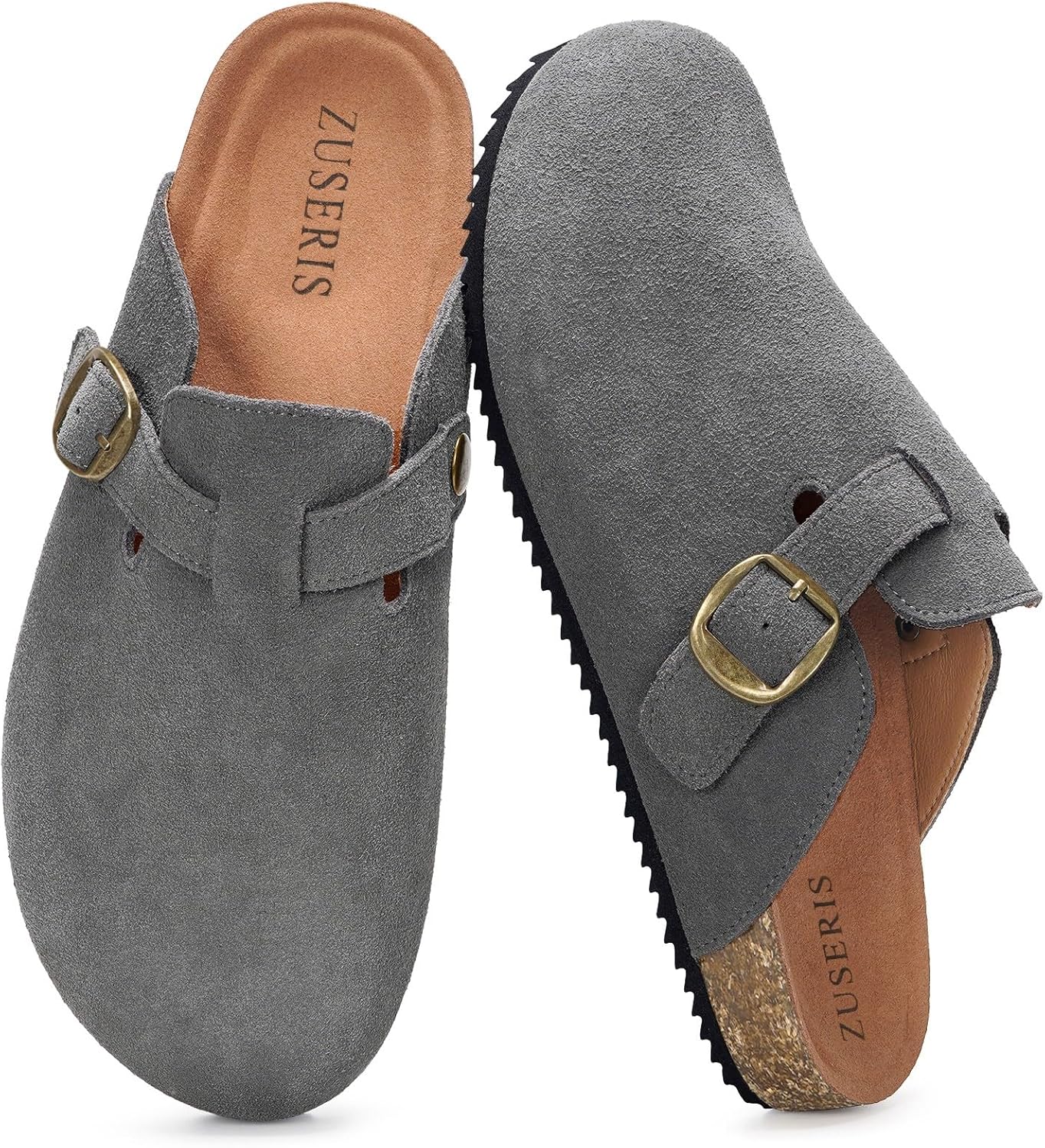 Comfortable Suede Clogs for Men and Women with Arch Support