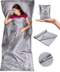 Ultralight Polyester Sleeping Bag Liner 41in x 86in - Travel Ready