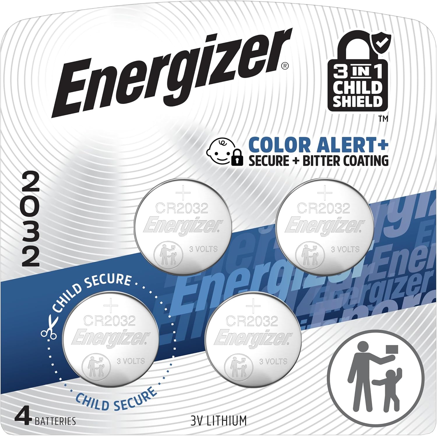 Energizer 2032 Batteries (4 Pack) - Long-lasting 3V Power
