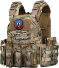 Tactical Vest for Men MOLLE Airsoft 203D - Durable 500D Nylon