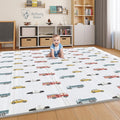 Extra Large 79x71 Foldable Baby Play Mat for Floor - Reversible Foam