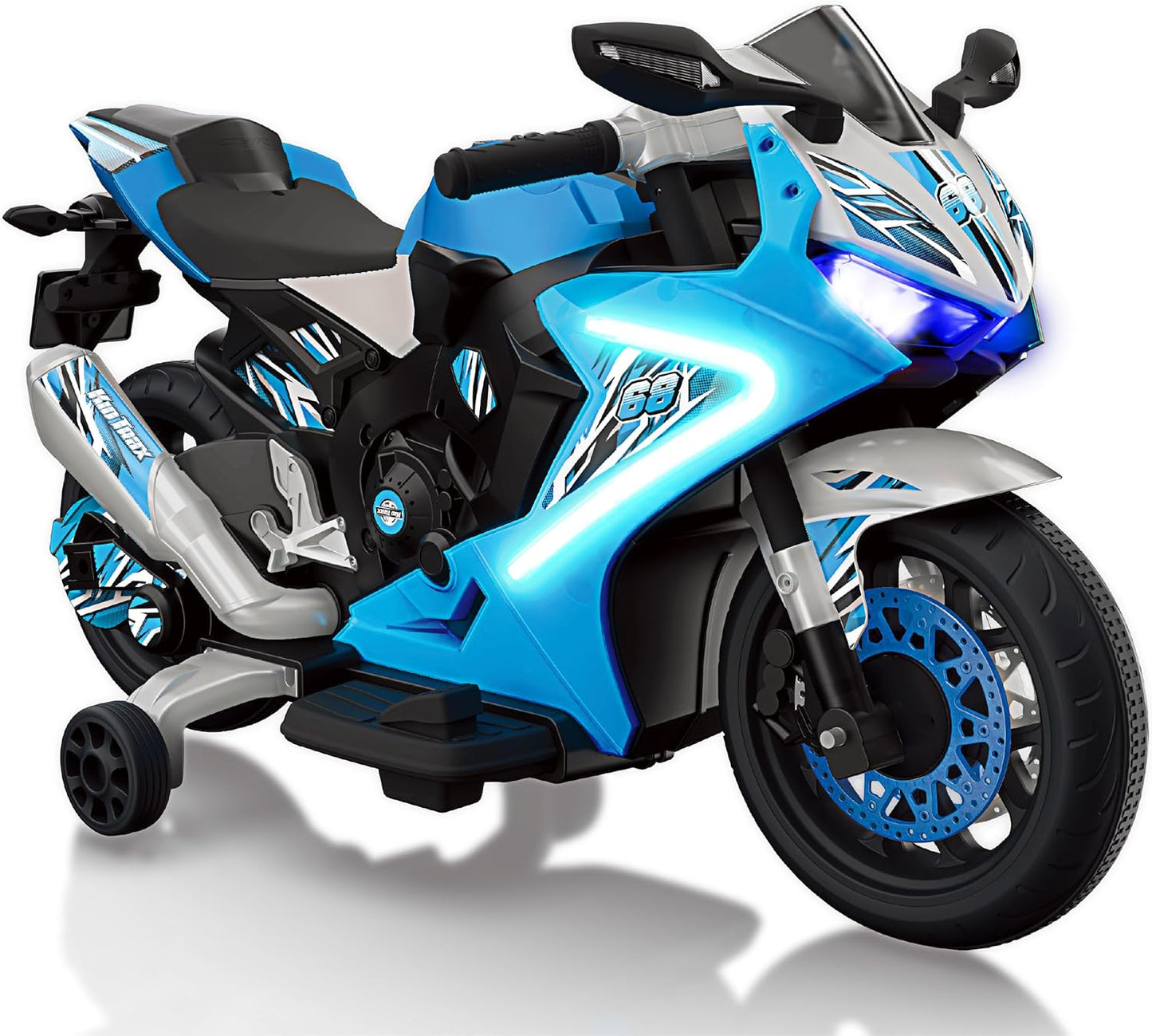 Kid Trax 6V Glow Electric Motorcycle for Kids - Fun Ride-On