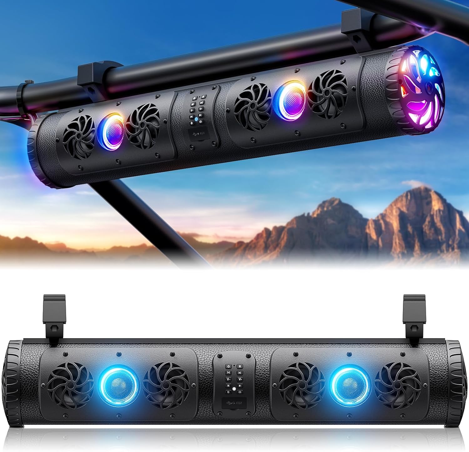 Ehaho Golf Cart Sound Bar with RGB Light & Bluetooth 5.1