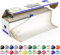 Plastic Tablecloth Roll 54in x 100 ft - Gold Dots Cut-to-Size