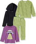 Boys Long-Sleeve Outfit Set Pack of 4 - Comfortable Everyday Basics