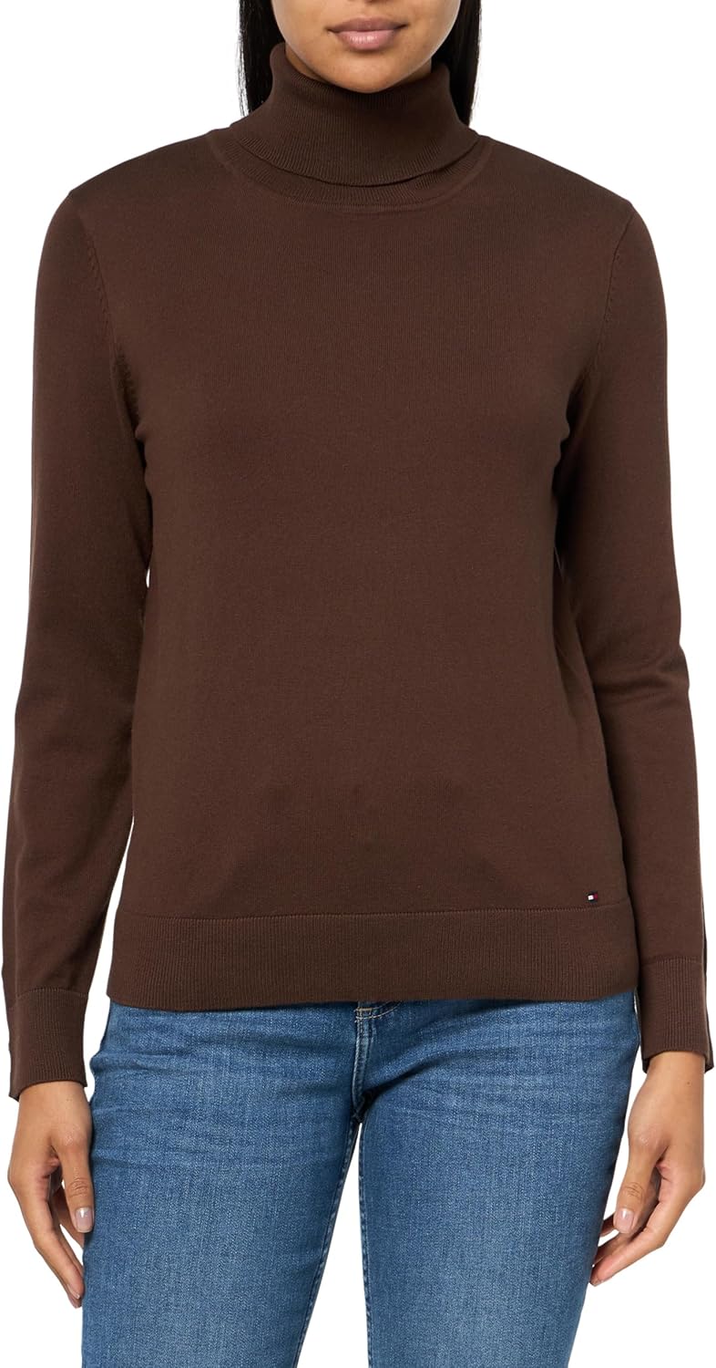 Tommy Hilfiger Womens Cotton Lightweight Turtleneck Sweater Review