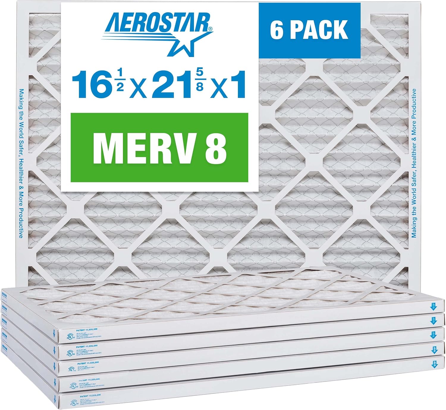 Aerostar High Efficiency Pleated HVAC Filters for Cleaner Air