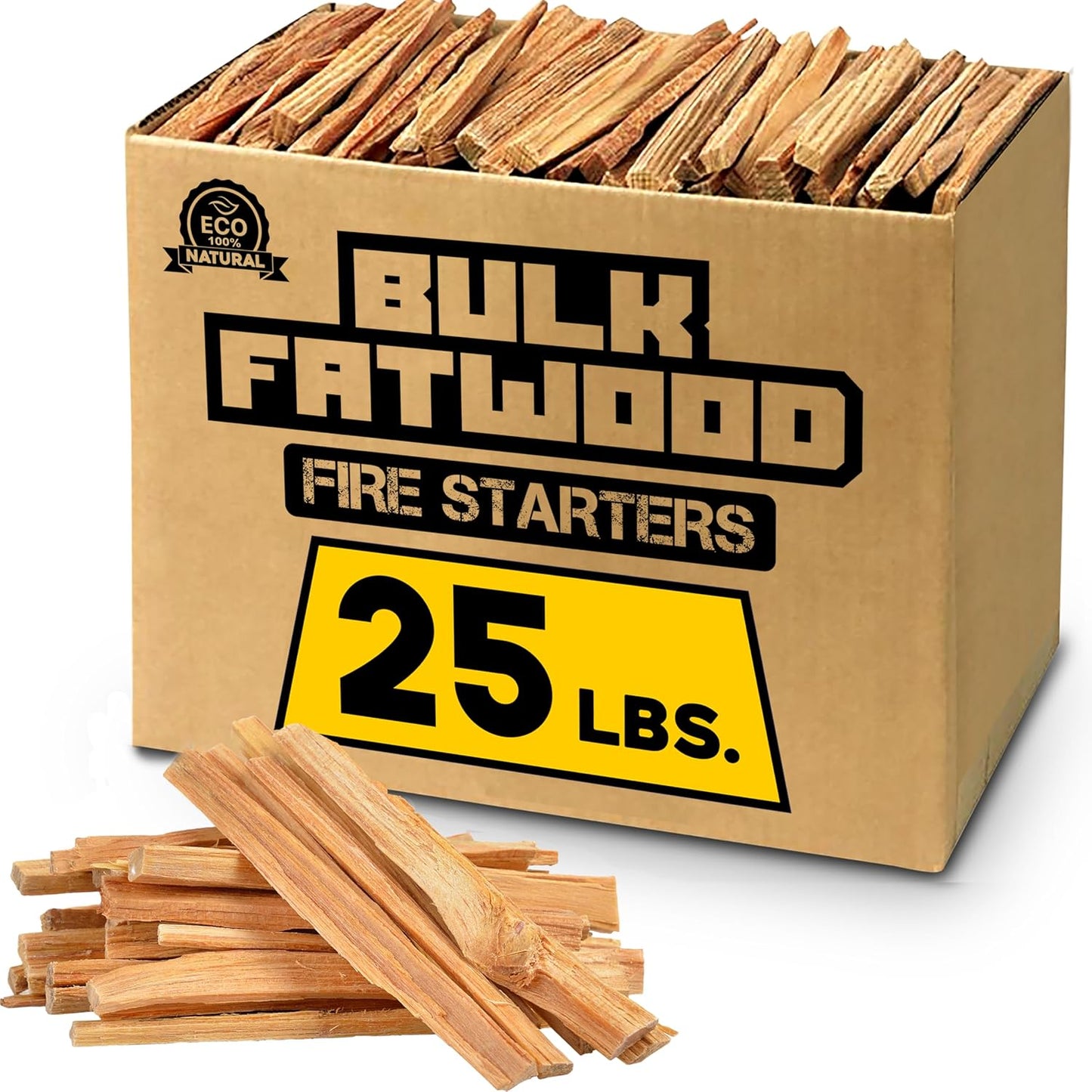 Eco-Stix Fatwood Fire Starter Sticks for Easy Fire Starting