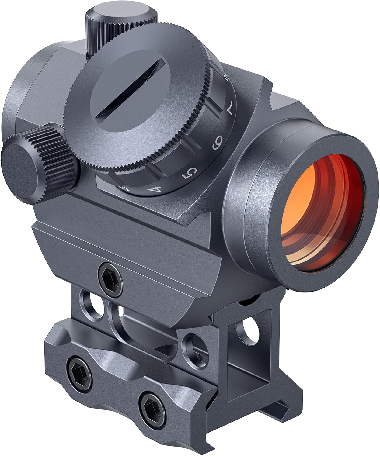 MidTen 2MOA Red Dot Sight 1x25mm Reflex Sight for Precision