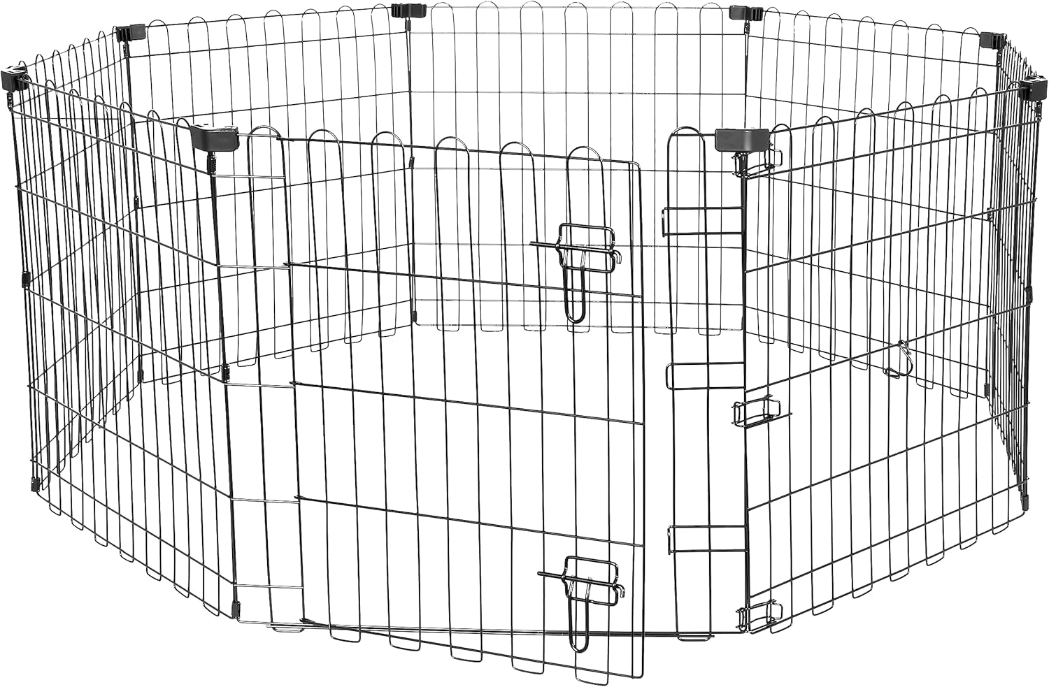 Durable Foldable Octagonal Metal Dog Playpen for Indoor/Outdoor Use