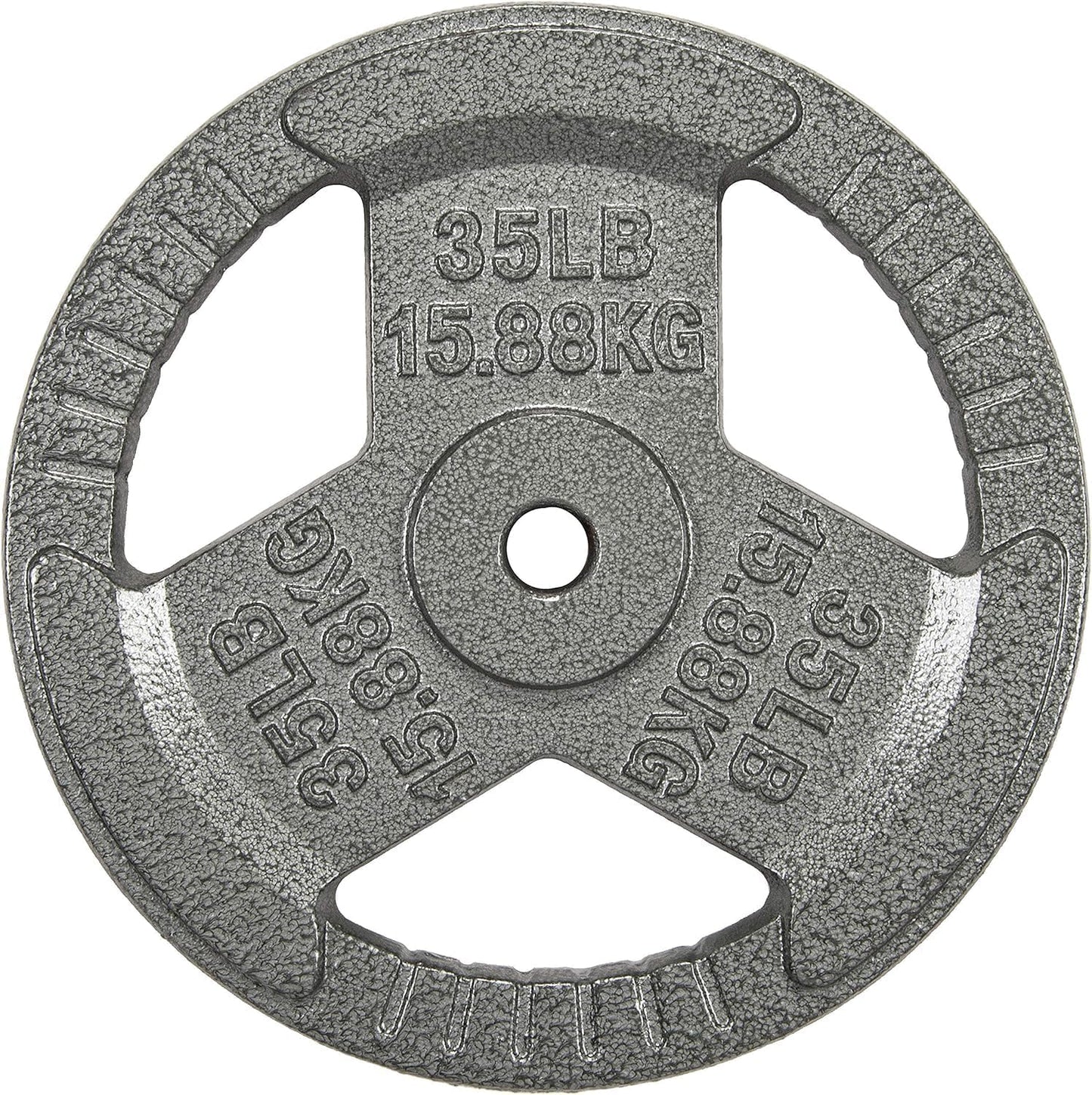 HulkFit Cast Iron Weight Plate Set with Multi-Grip Handles