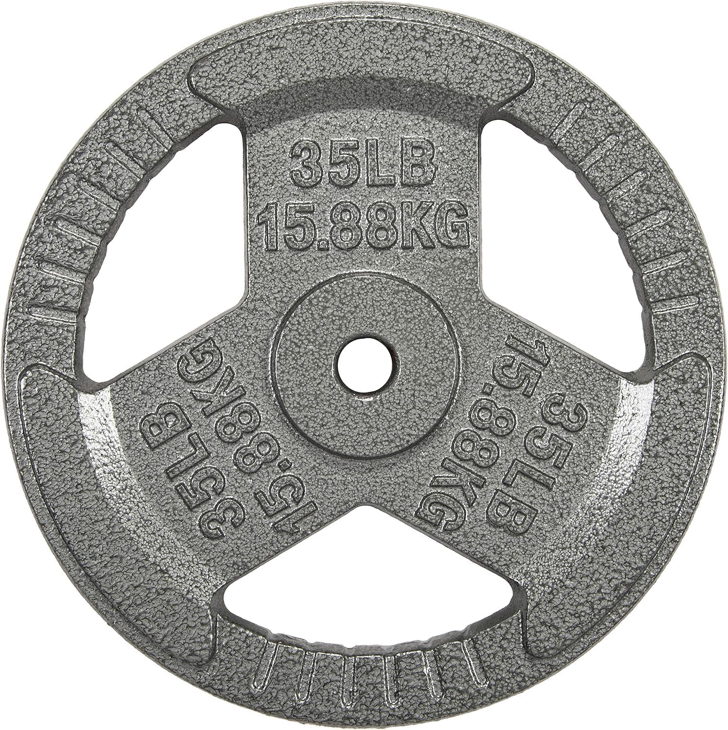 HulkFit Cast Iron Weight Plate Set with Multi-Grip Handles