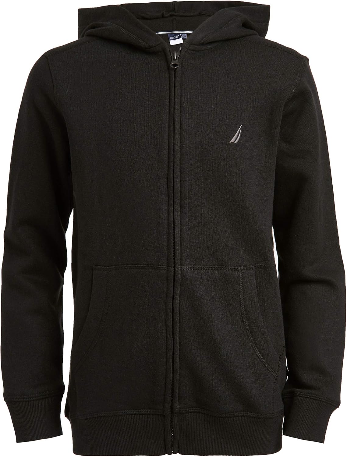 Nautica Boys Zip Up Hoodie Sweatshirt with Signature Logo Design
