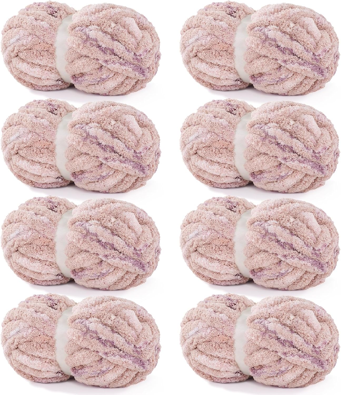 HOMBYS Chunky Chenille Yarn for Cozy Knitting Projects