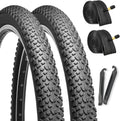 Hycline 2-Pack Mountain Bike Tires Set 27.5 in - Durable MTB