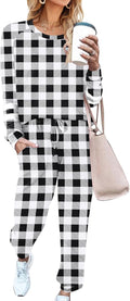 Ekouaer Sweatsuits Womens Loungewear Set - Cozy Everyday Tracksuit