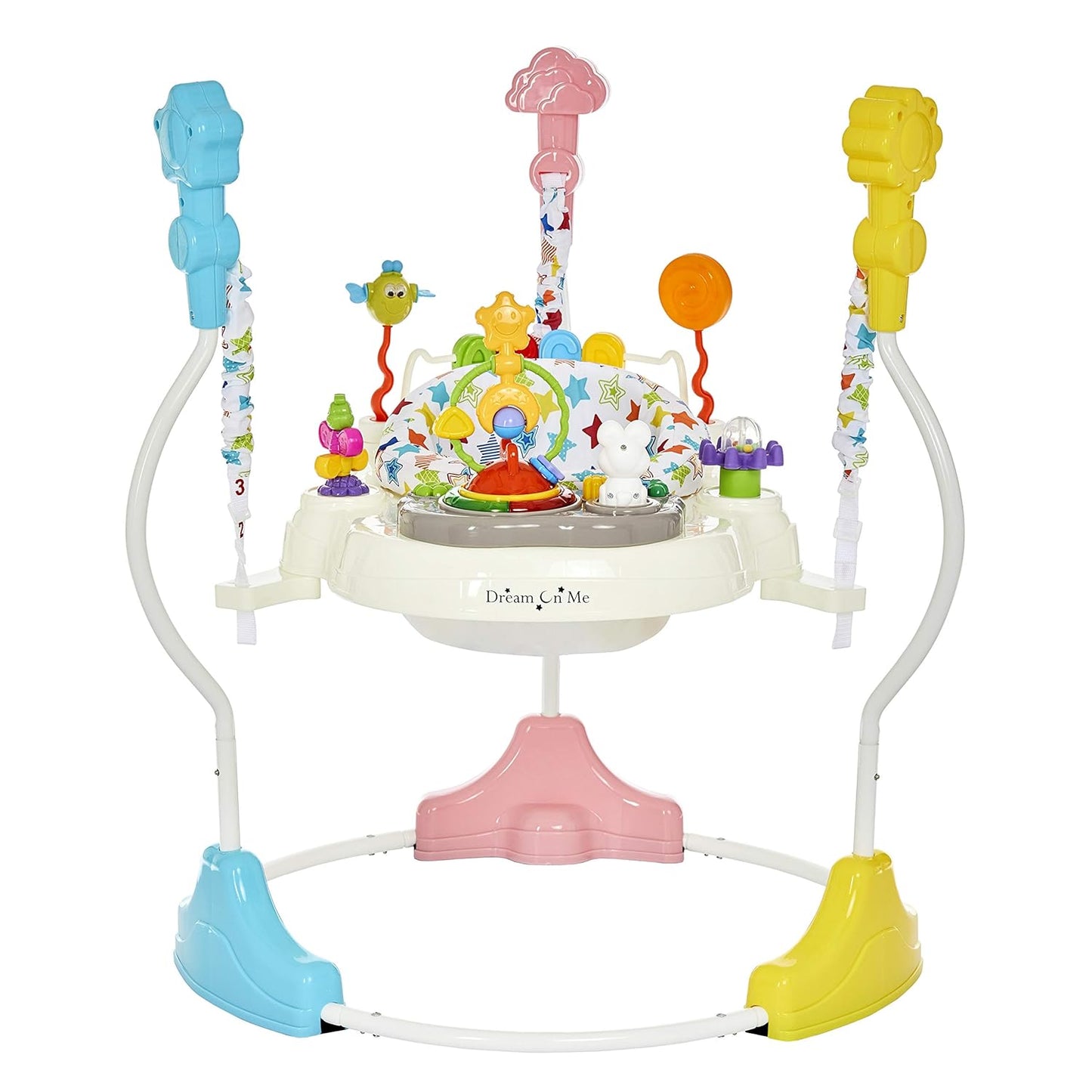 Dream On Me Baby Activity Center: 2-in-1 Bouncer & Star Print Fun!