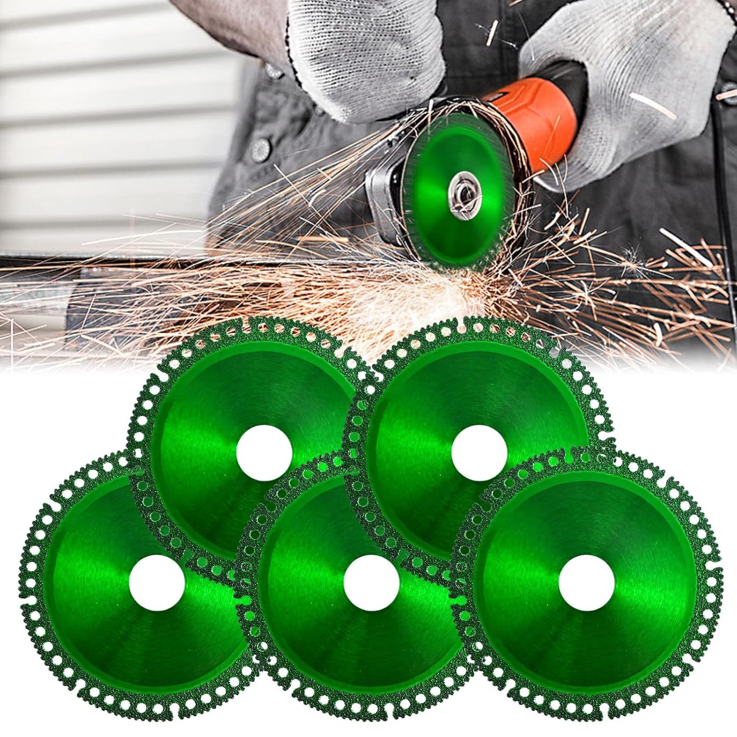 Indestructible 4 Diamond Cutting Disc - Cut in Seconds! 
