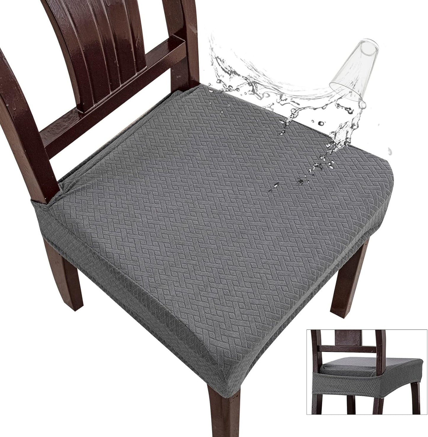 Genina Waterproof Dining Chair Covers for Stylish Protection